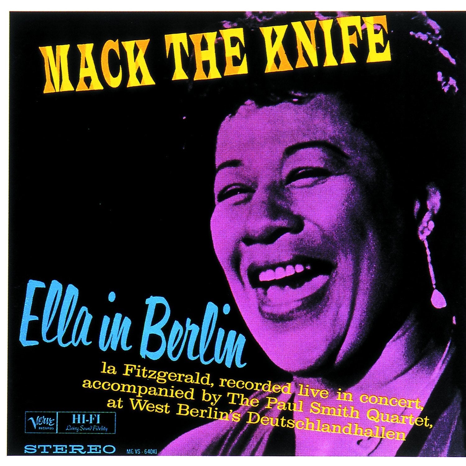 Ella Fitzgerald - Mack The Knife: Ella In Berlin LP (180g, UK Pressing) ( VINYL )