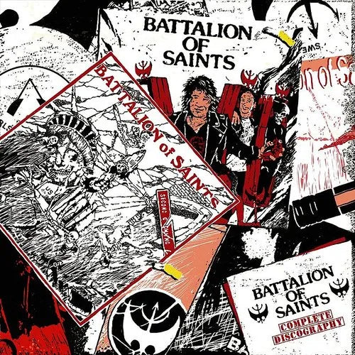 Battalion of Saints - Complete Discography 3LP (Red, White, & Blue Colored Vinyl) ( VINYL )