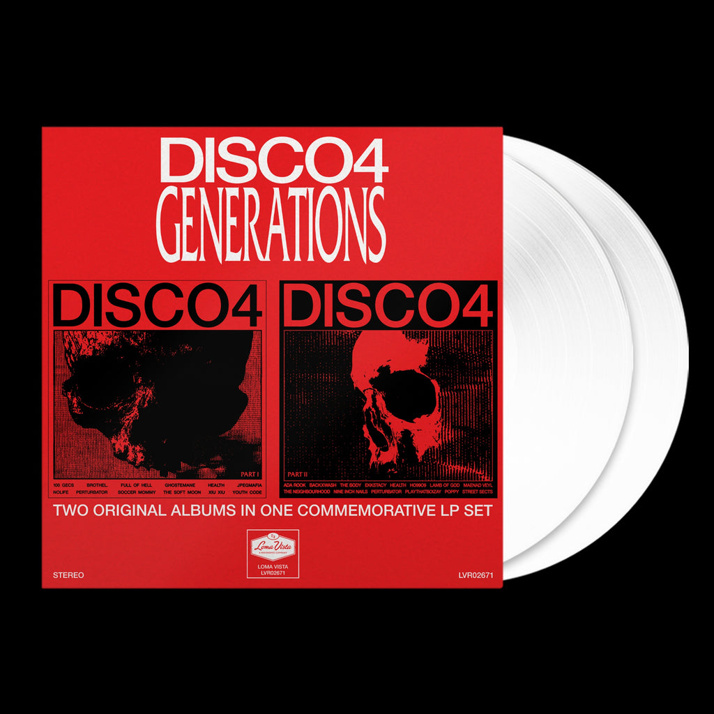 HEALTH - DISCO4: Part I & II 2LP (Generations Edition, White Vinyl, Limited to 500, Embossed Cover) ( VINYL )