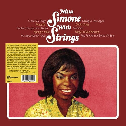 Nina Simone - Nina Simone With Strings LP (Clear Vinyl) ( VINYL )