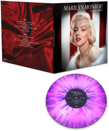 Marilyn Monroe - Greatest Hits - Pink/purple Splatter LP (Colored Vinyl, Splatter, Pink, Purple, Gatefold Lp Jacket) ( VINYL )