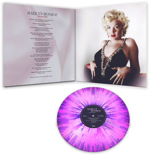 Marilyn Monroe - Greatest Hits - Pink/purple Splatter LP (Colored Vinyl, Splatter, Pink, Purple, Gatefold Lp Jacket) ( VINYL )