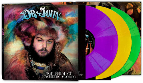 Dr. John - High Priest Of Psychedelic Voodoo 3LP (Purple, Yellow, Green Vinyl, Gatefold) ( VINYL )
