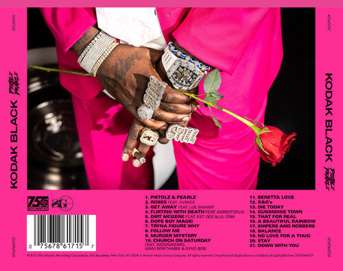 Kodak Black - Pistolz & Pearlz CD (Explicit Lyrics, Manufactured On Demand, Alliance Mod) ( VINYL )