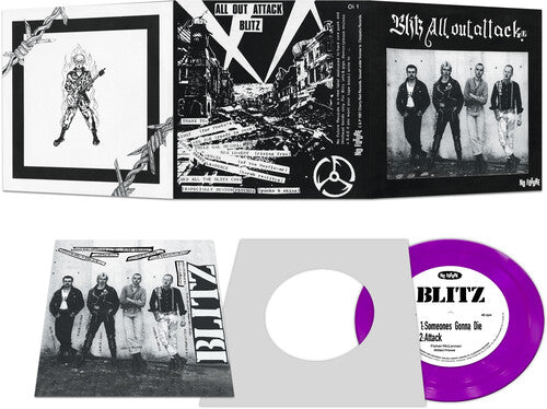 Blitz -  All Out Attack - Purple (Colored Vinyl, Purple) ( VINYL )