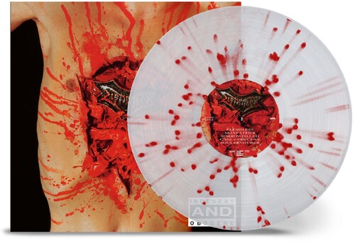 Dismember - Indecent & Obscene - Clear w/ Red Splatter LP (Clear Vinyl, Splatter, Red) ( VINYL )