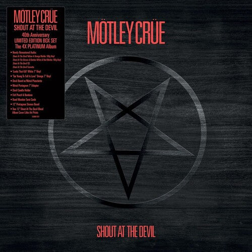 Motley Crue - Shout At The Devil 6LP Box Set (40th Anniversary, Orange/Yellow/Red/White Vinyl) ( VINYL )