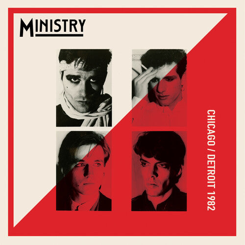 Ministry - Chicago / Detroit 1982 LP (Red Marble Colored Vinyl) ( VINYL )