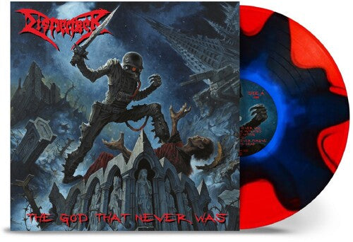 Dismember - The God That Never Was - Blue in Red Split LP (Colored Vinyl, Blue, Red, Reissue) ( VINYL )