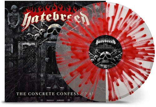 Hatebreed - The Concrete Confessional - Clear Red Splatter LP (Colored Vinyl, Clear Vinyl, Red, Splatter) ( VINYL )