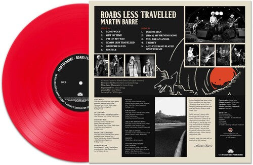 Martin Barre - Roads Less Travelled - Red LP (Colored Vinyl, Red) ( VINYL )