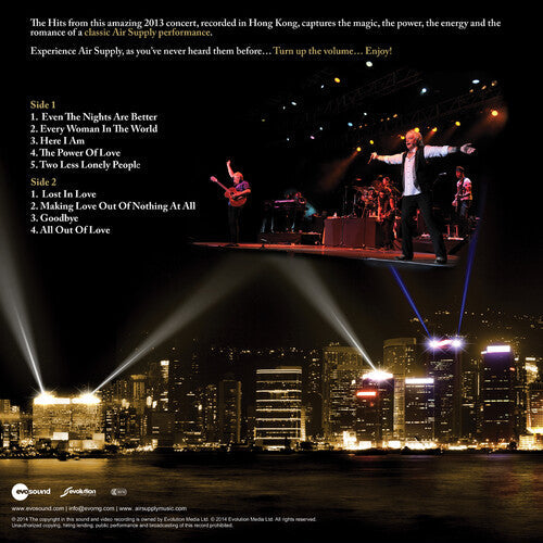 Air Supply - The Hits - Live in Hong Kong LP (180 Gram Vinyl) ( VINYL )