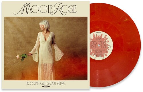 Maggie Rose - No One Gets Out Alive (IEX) Opaque Gold with Red Swirl (Indie Exclusive, Colored Vinyl, Gold, Red) ( VINYL )