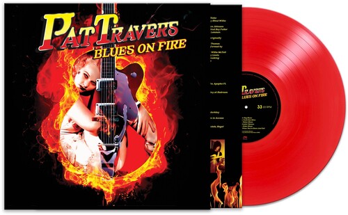 Pat Travers - Blues On Fire - Red LP (Colored Vinyl, Red) ( VINYL )