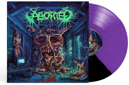 Abort - Vault of Horrors - Purple Black Split LP (Gatefold Lp Jacket, Colored Vinyl, Purple, Black) ( VINYL )