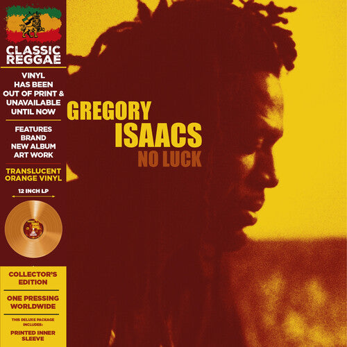 Gregory Isaacs - No Luck LP (Translucent Orange Colored Vinyl) ( VINYL )