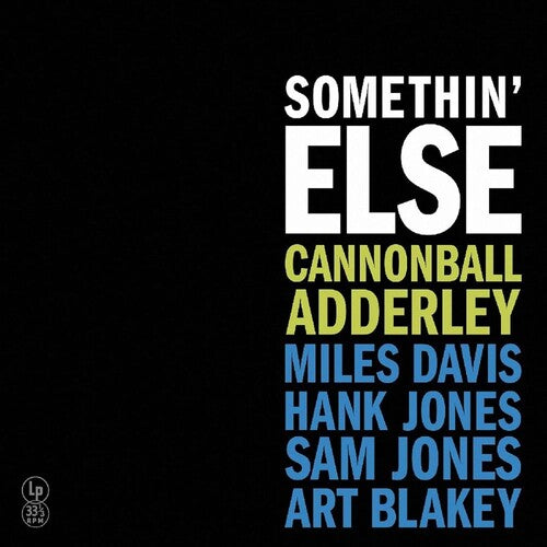 Cannonball Adderley - Somethin' Else LP (Colored Vinyl, Yellow) ( VINYL )