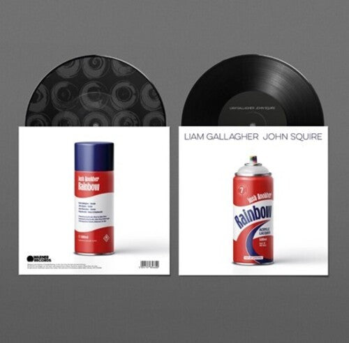 Liam Gallagher & John Squire - Just Another Rainbow 7" (Limited Edition, Black, Etched B-Side) ( VINYL )