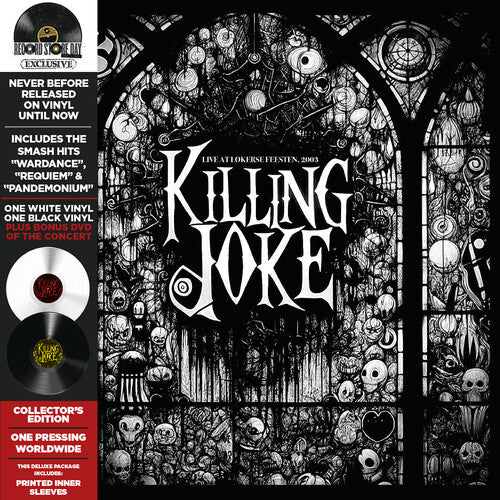 Killing Joke - Live at Lokerse Feesten, 2003 2LP (Colored Vinyl, Deluxe Edition, White, With DVD, Black, Indie Exclusive) ( VINYL )