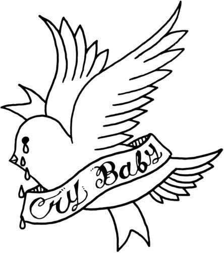 Lil Peep - Crybaby CASSETTE (Black & White Colored Cassette) ( VINYL )