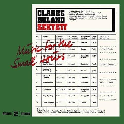 Clarke Boland Sextett - Music For The Small Hours LP ( VINYL )