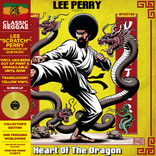 Lee Scratch Perry - Presents the Mighty Upsetters Heart of the Dragon LP (Colored Vinyl, Deluxe Edition, Limited Edition, Yellow, Remastered) ( VINYL )