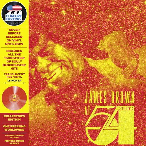 James Brown - At Studio 54 New York City LP (Colored Vinyl, Deluxe Edition, Limited Edition, Red, Reissue, Remastered) ( VINYL )