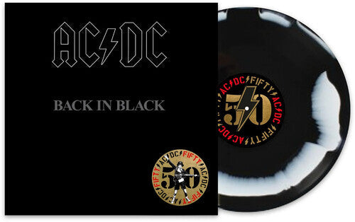 AC/DC - Back In Black: 50th Anniversary LP (Black & White Colored Vinyl) ( VINYL )