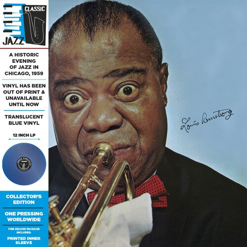 Louis Armstrong - The Definitive Album by Louis Armstrong LP (Blue Colored Vinyl, Deluxe Edition, Limited Edition, Remastered) ( VINYL )