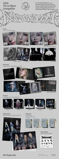 Aespa - Armageddon - My Power Version - Random Cover - incl. Photobook, Tattoo Sticker, Folded Poster, Postcard + Photocard CD (Photo Book, Photo / Photo Card, Postcard, Poster, Sticker) ( VINYL )