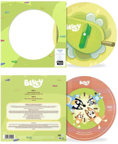 Bluey - Rug Island / Bluey Theme Tune 7" (Limited Edition, RSD 2024 Exclusive, Picture Disc Vinyl, United Kingdom) ( VINYL )