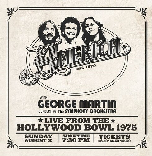 America - America: Live At The Hollywood Bowl 1975 CD (Remastered) ( VINYL )