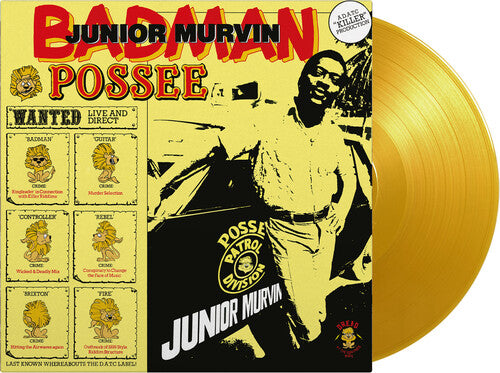 Junior Murvin - Bad Man Possee LP (Yellow Colored Vinyl, 180 Gram Vinyl, Audiophile, Limited Edition) ( VINYL )