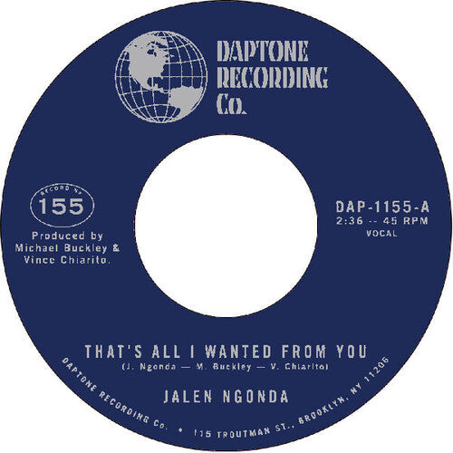 Jalen Ngonda - That's All I Wanted From You / So Glad I Found You 7" ( VINYL )