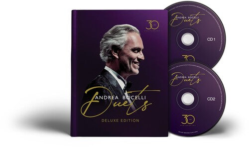 Andrea Bocelli - Duets - 30th Anniversary 2CD (Limited Edition, Anniversary Edition, Deluxe Edition, Hardcover, With Book, Photo / Photo Card) ( VINYL )