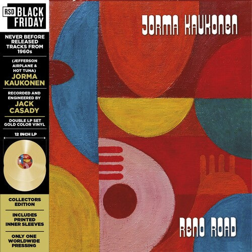 Jorma Kaukonen - Reno Road: Unleased tracks from the '60's - Gold 2LP (Colored Vinyl, Gold) ( VINYL )