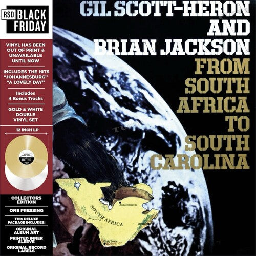 Gil Scott-Heron & Brian Jackson - From South Africa To South Carolina 2LP (RSD Exclusive, Gold & White Colored Vinyl) ( VINYL )