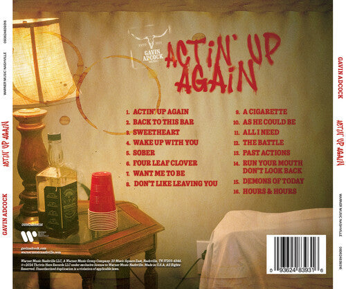 Gavin Adcock - Actin' Up Again CD (Manufactured On Demand, Alliance Mod) ( VINYL )