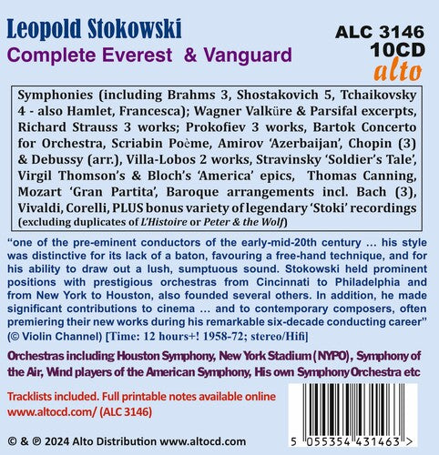 Leopold Stokowski - Leopold Stokowski: The Complete Everest & Vanguard Recordings 10CD ( VINYL )
