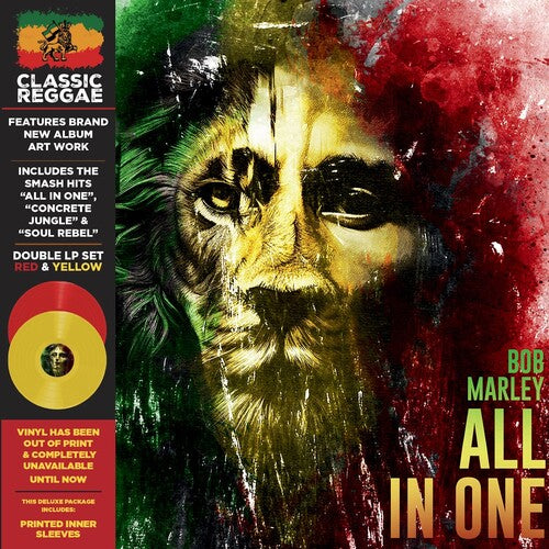 Bob Marley - All in One 2LP (Red & Yellow Colored Vinyl, Limited Edition, Remastered) ( VINYL )