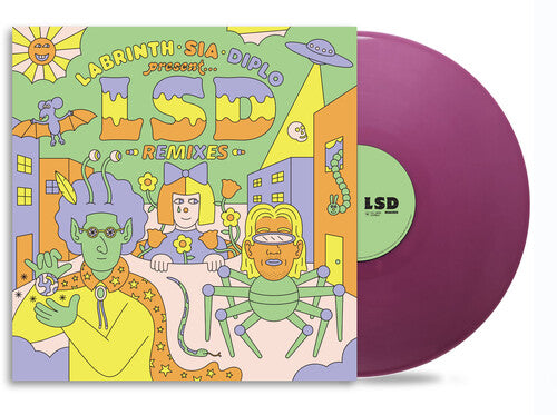 LSD - Labrinth, Sia & Diplo Present... LSD Remixes LP (RSD 2024 Exclusive, Purple Colored Vinyl, 140 Gram Vinyl) ( VINYL )