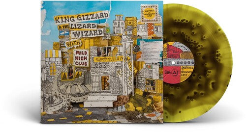 King Gizzard & The Lizard Wizard w/ Mild High Club - Sketches Of Brunswick East LP (Yellow and Black Ice Cloudy Colored Vinyl) ( VINYL )
