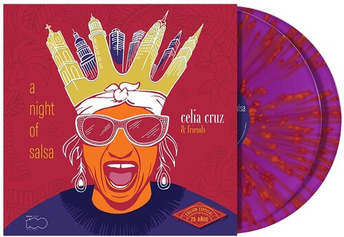 Celia Cruz - A Night Of Salsa 2LP (25th Anniversary Edition, Limited Edition, Magenta Colored Vinyl, 180 Gram Vinyl) ( VINYL )