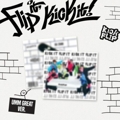 Kickflip - Flip It, Kick It! - Umm Great Version - incl. 20pg Photobook, Sticker, Folded Poster + Photocard CD (Asia - Import, Photo Book, Sticker, Poster, Photo / Photo Card) ( VINYL )