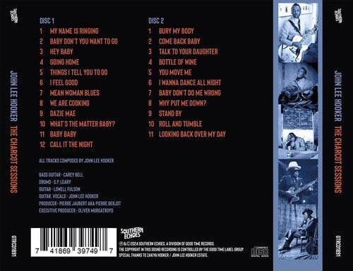 John Lee Hooker - The Charcot Sessions 2CD (Manufactured On Demand, Alliance Mod) ( VINYL )