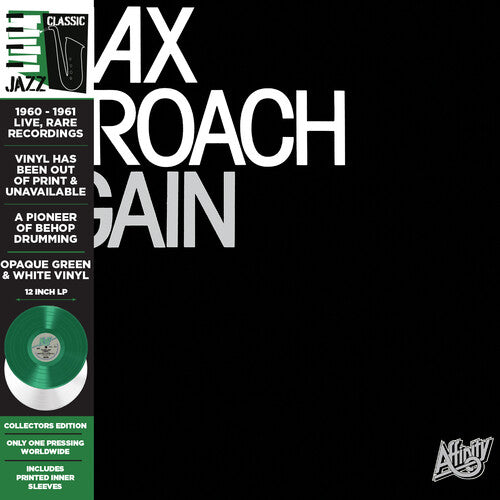 Max Roach - Again - Opaque Green & White 2LP (Colored Vinyl, Deluxe Edition, Green, White, Limited Edition, Reissue, Remastered) ( VINYL )