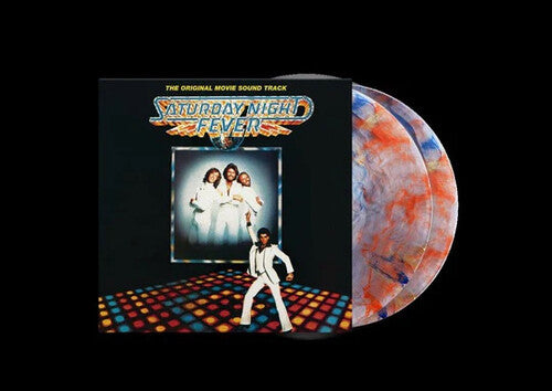 Bee Gees - Saturday Night Fever (Original Soundtrack) - Limited Red, Orange & Blue Marble Colored Vinyl 2LP (United Kingdom - Import, Limited Edition, Colored Vinyl, Red, Orange, Blue) ( VINYL )