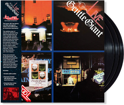 Gentle Giant - Playing the Fool - The Complete Live Experience 3LP ( VINYL )