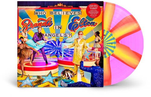 Elton John & Brandi Carlile - Who Believes In Angels? LP (Indie Exclusive, Limited Edition, Pink & Orange Colored Vinyl) ( VINYL )
