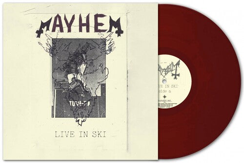 Mayhem - Live In Ski - 140gm Oxblood Vinyl with Etched B-side LP (United Kingdom - Import, 140 Gram Vinyl, Colored Vinyl, Red, Etched) ( VINYL )